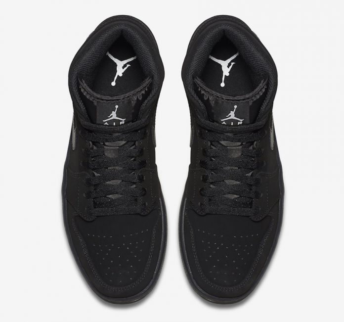 Air Jordan 1 Mid Black White 554724-040 - Sneaker Bar Detroit