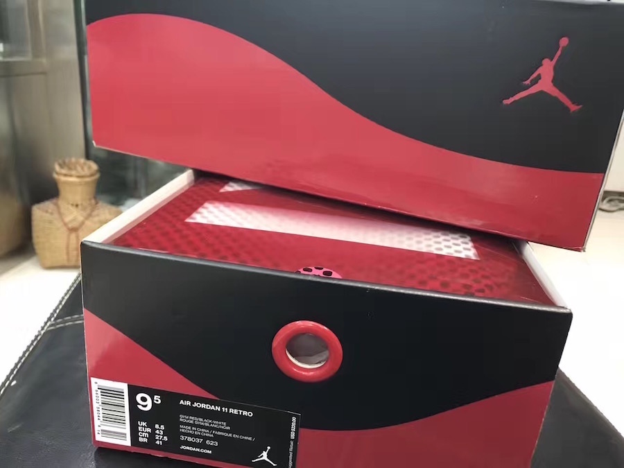 Air Jordan 11 Gym Red Packaging
