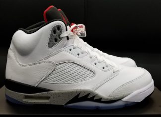 air jordan 5 white cement release date