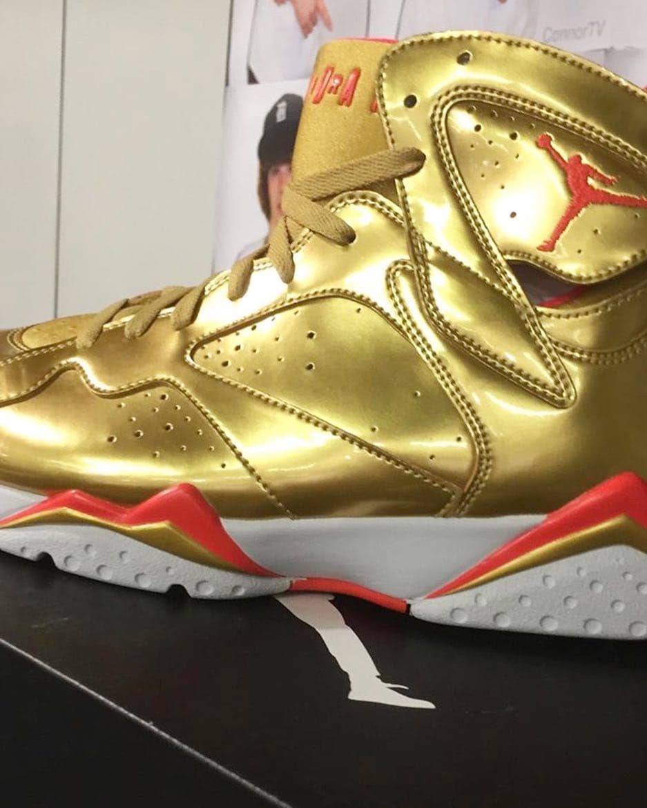 Brigetta Barrett Air Jordan 7 Gold Collection