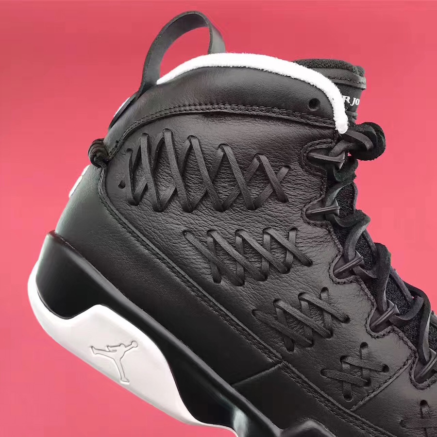 Air Jordan 9 Baseball Pack Release Date Black 45 Heels