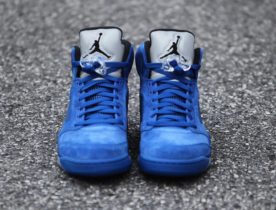 Blue Suede Jordan 5