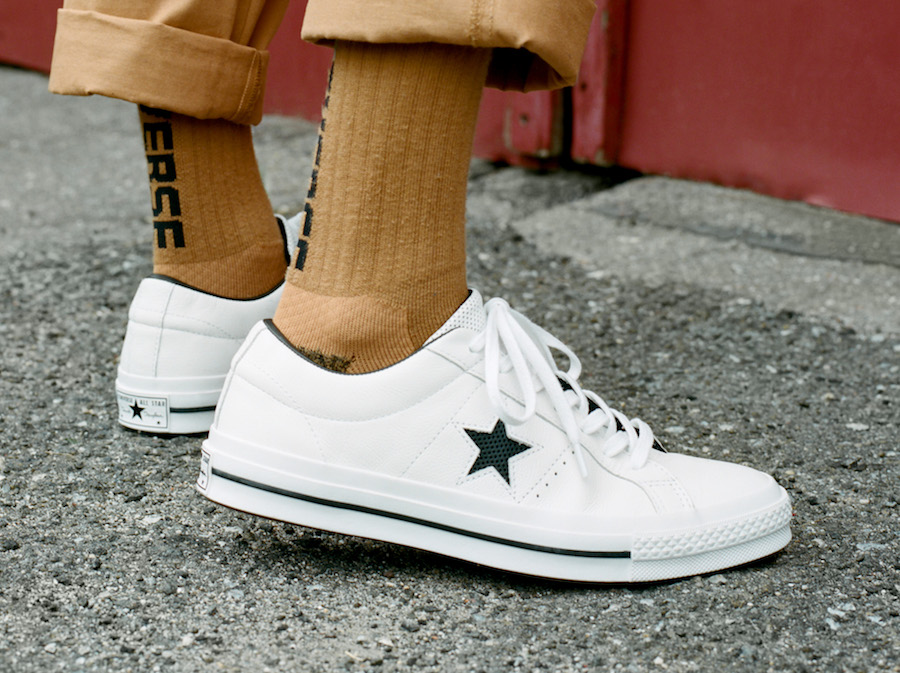 Converse One Star Perforated Leather Collection