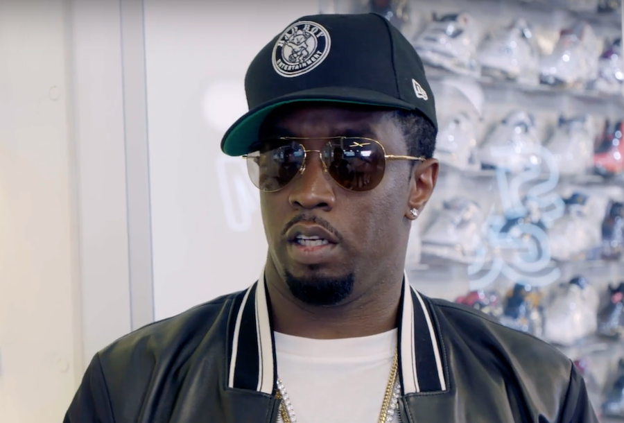 Diddy Goes Sneaker Shopping