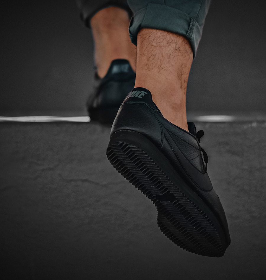 Nike Cortez Black Leather