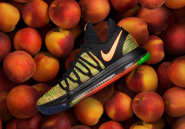 Nike KD 10 Peach Jam EYBL