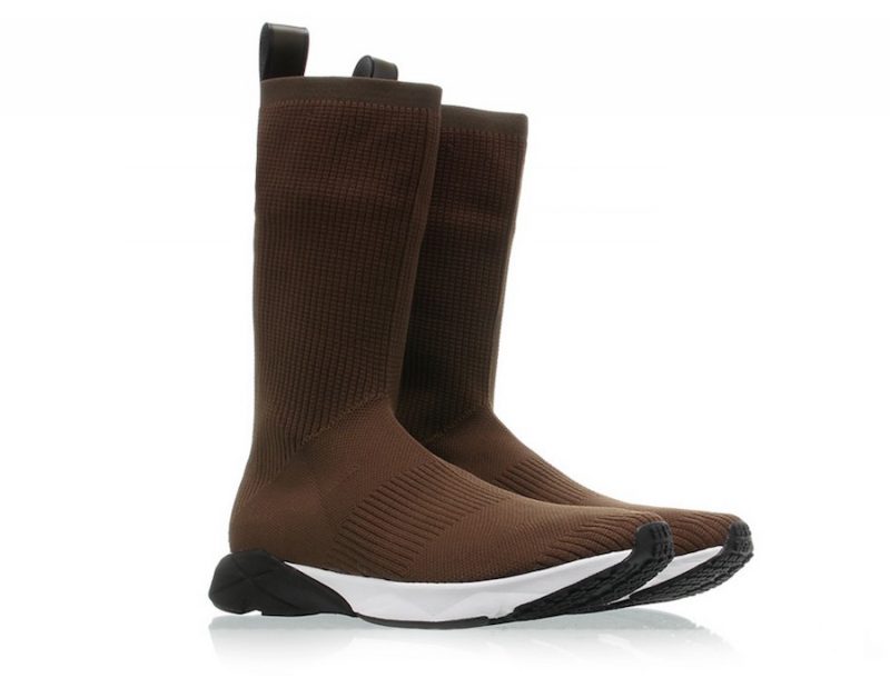 reebok sock runner on feet