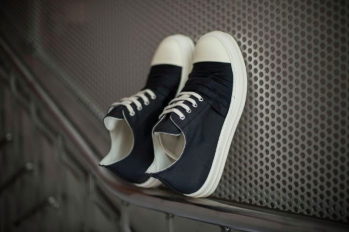 rick-owens-drkshdw-draped-low-sneakers-1 Rick Owens DRKSHDW Draped Low Sneakers