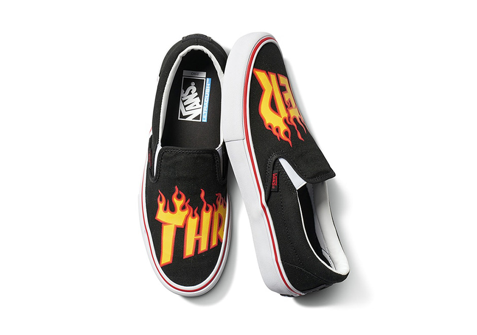 Thrasher x Vans Flames Logo Collection