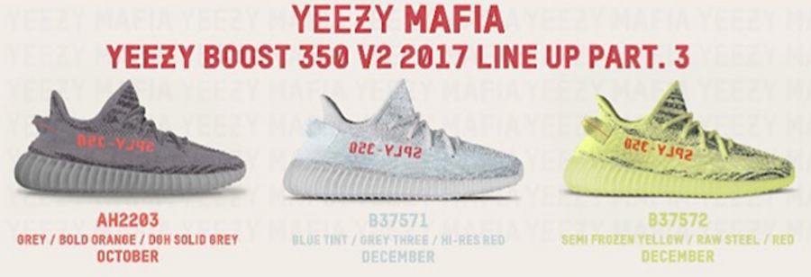 yeezy to be released