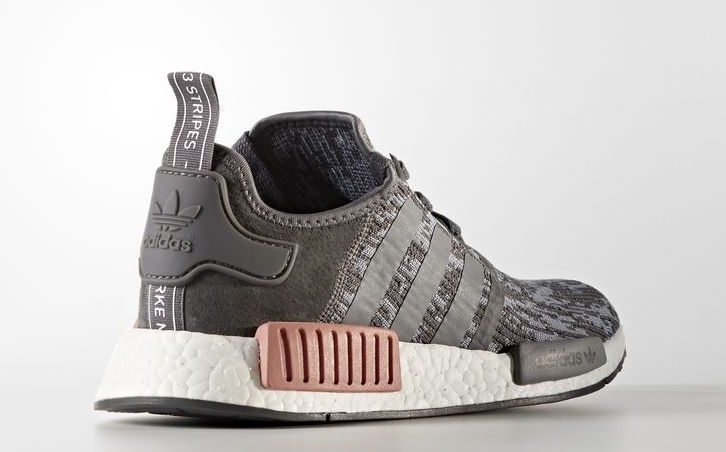 adidas NMD R1 Heather Grey Raw Pink BY9647 - Sneaker Bar Detroit