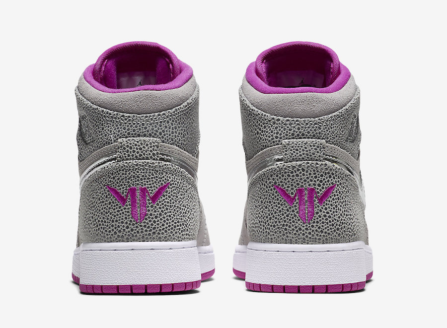 Air Jordan 1 Maya Moore Grey Fuchsia Flash 332148-012