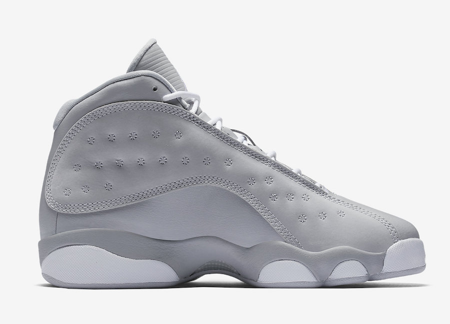 Air Jordan 13 XIII GS Wolf Grey White Deadly Pink