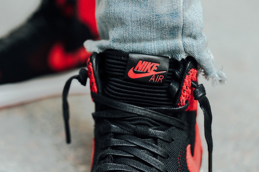 Flyknit Air Jordan 1 Banned On-Feet