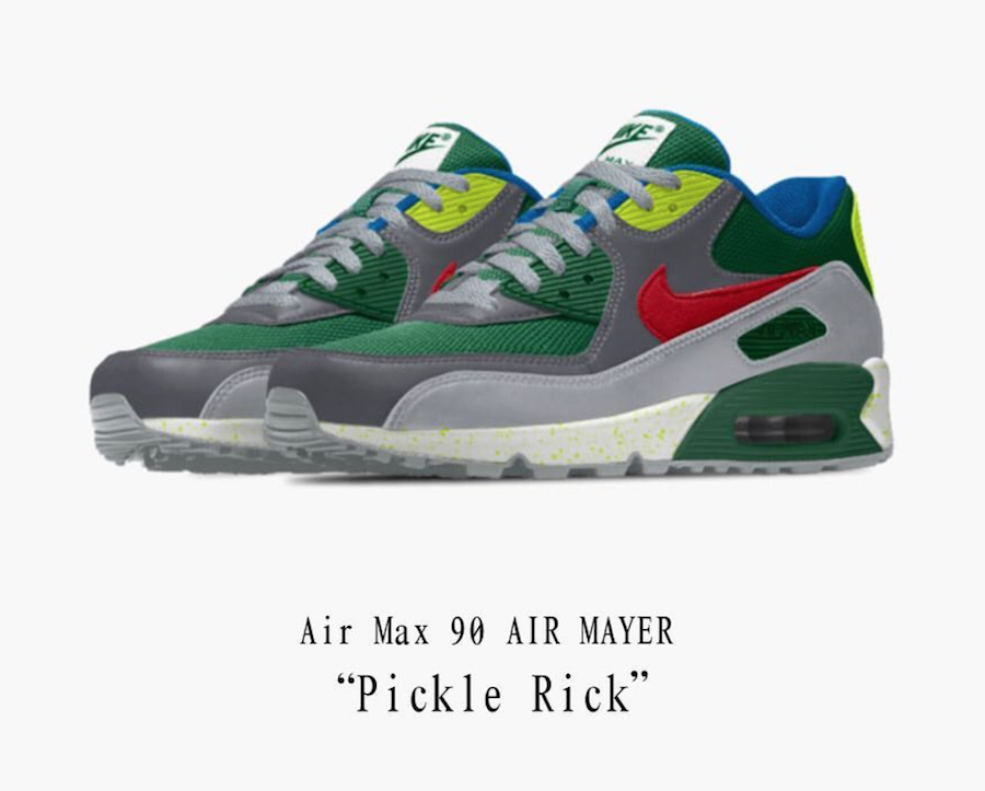 John Mayer Nike Air Max 90 Pickle Rick