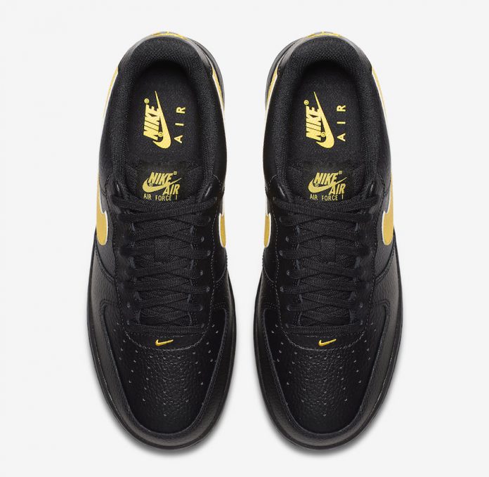 Nike Air Force 1 07 LV8 Low Black Amarillo AA4083-002 - Sneaker Bar Detroit