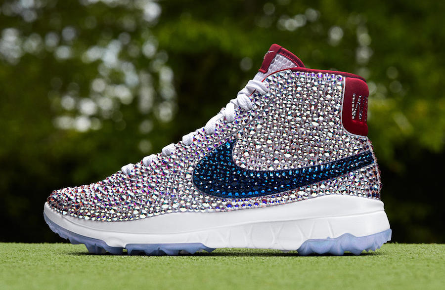 Nike Reveals Golf Shoes Covered in Swarovski Crystals for Michelle Wie ...