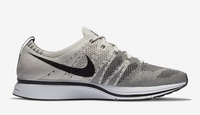 grey flyknit trainers