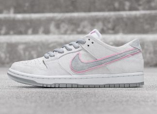 Ishod Wair Nike SB Dunk Low Grey Pink White
