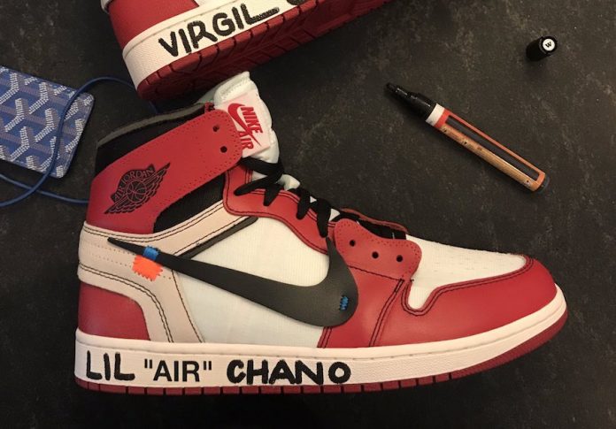 chicago red off white
