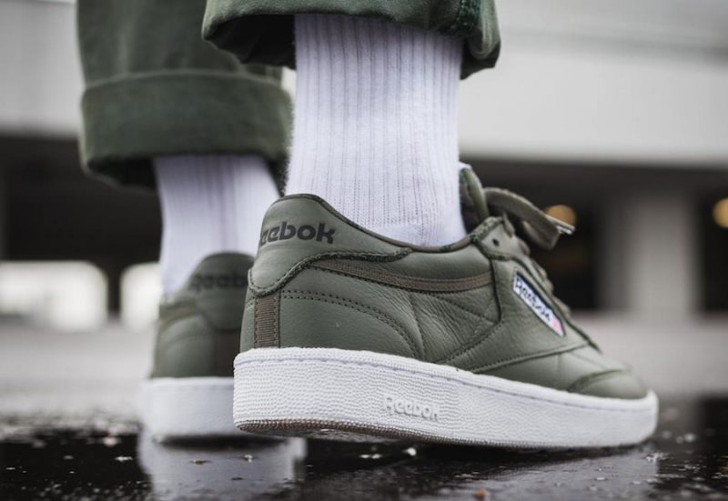 reebok club c 85 hunter green