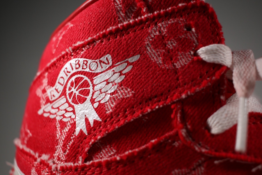 Buy Red Ribbon Recon x Air Jordan 1 Retro High 'Supreme & Louis