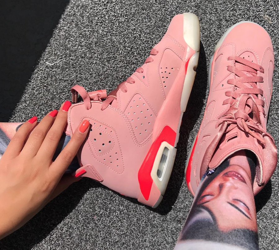 Millennial Pink Air Jordan 6 Aleali May 