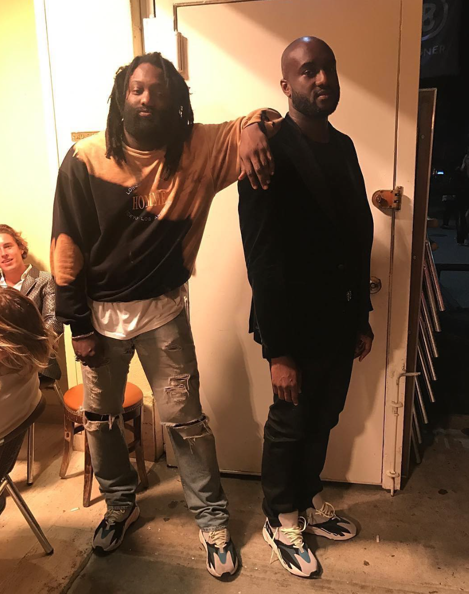 celebrities wearing yeezy wave runner