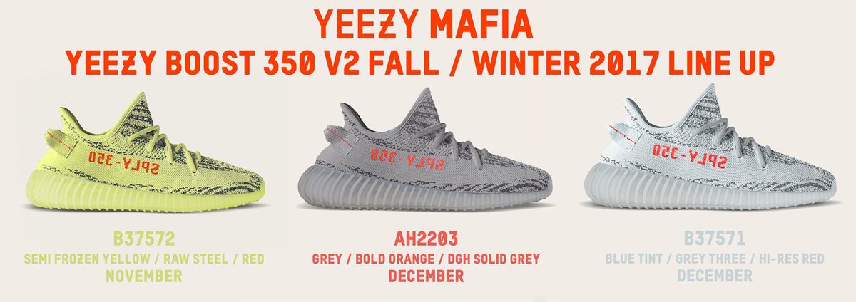 adidas Yeezy Release Date Change Fall Winter 2017
