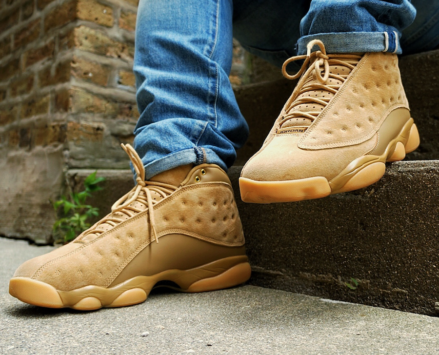 jordan 13 wheat white