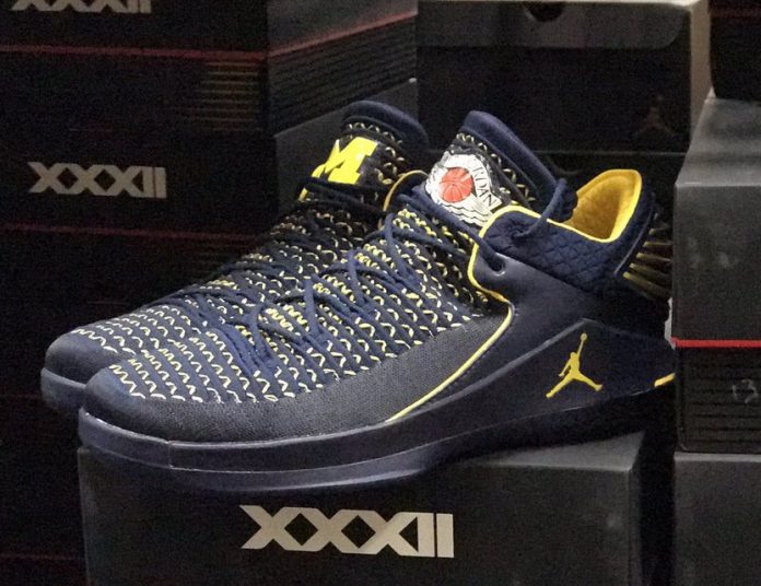 jordan xxxii low michigan