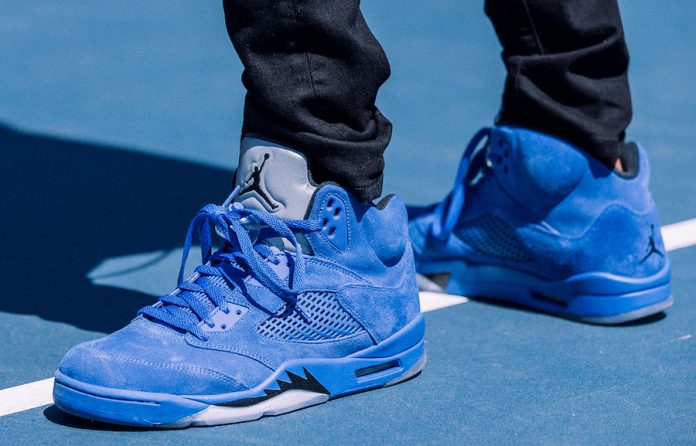 air jordan 5 blue