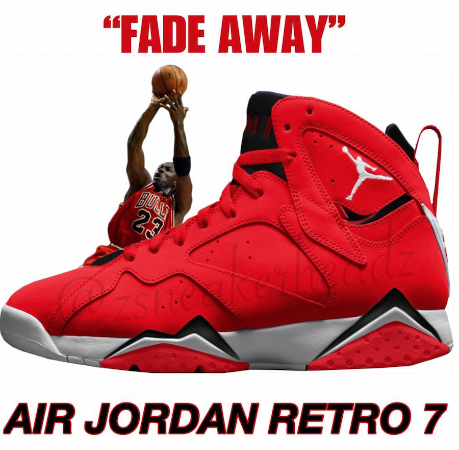 Air Jordan 7 Fadeaway University Red Release Date