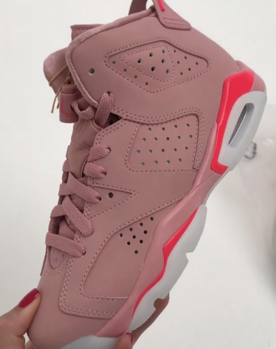 Millennial Pink Air Jordan 6 Aleali May