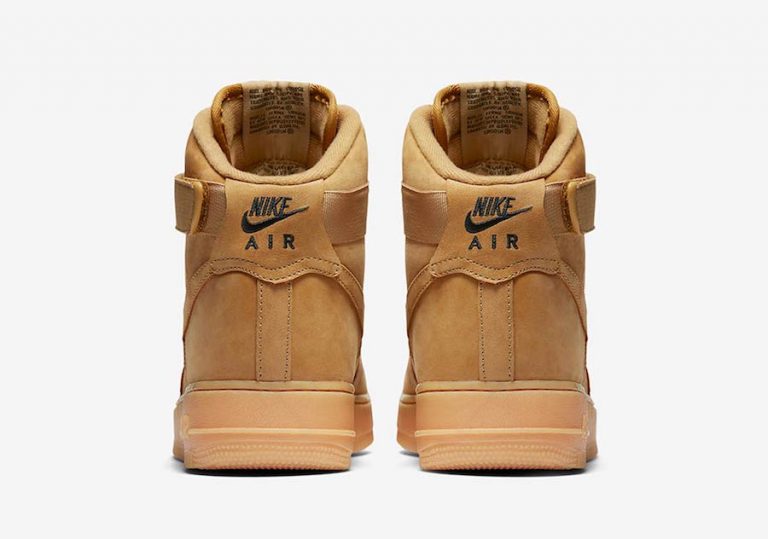 nike air force 1 high flax wheat
