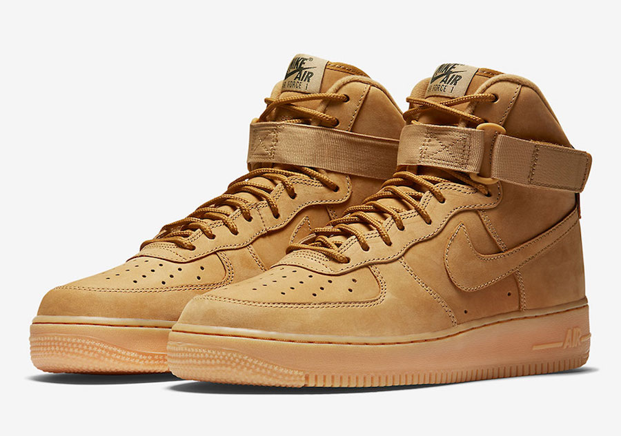 wheat colored air force ones