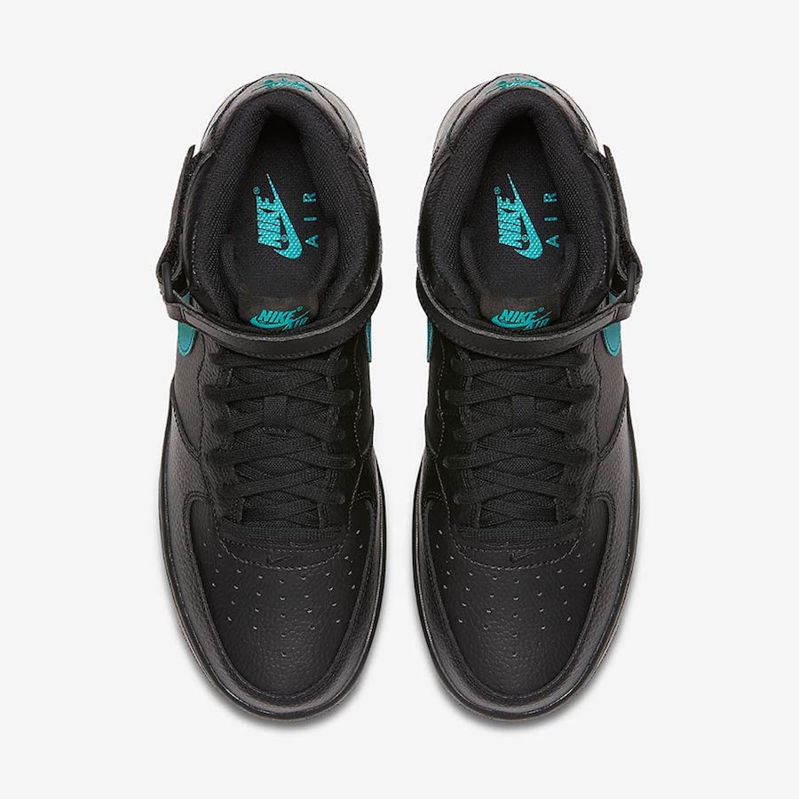 Nike Air Force 1 Mid Black Leather Pack - Sneaker Bar Detroit