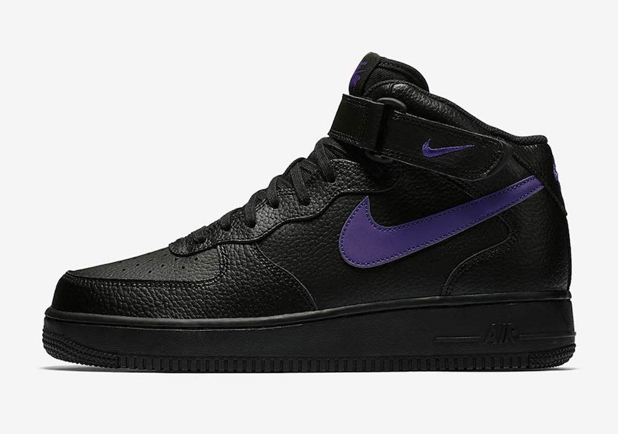 nike air force 1 with purple swoosh