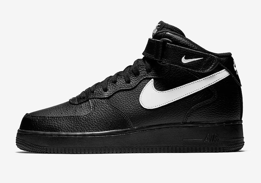 black air force 1 with white check