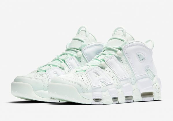 nike air more uptempo barely green