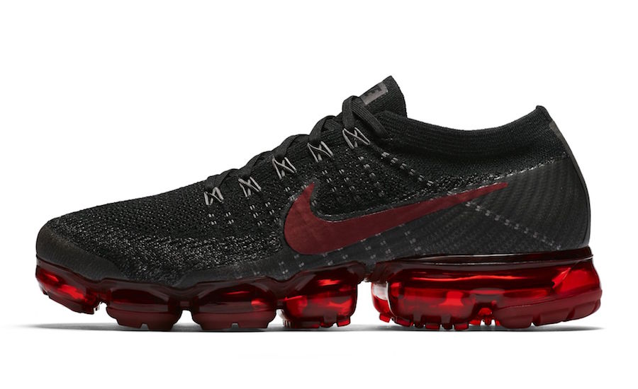 vapormax black and red