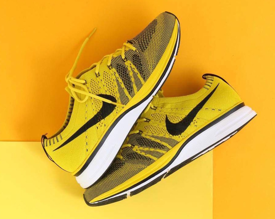 nike flyknit trainer bright citron