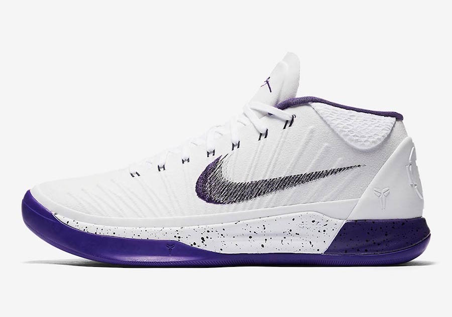 Nike Kobe AD Mid Baseline White Purple 922482-100