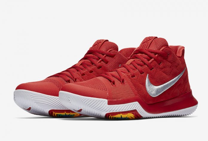 kyrie 3 red and white
