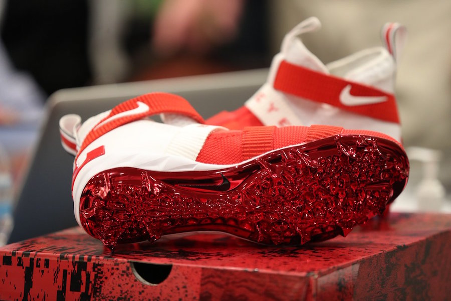Ohio State Nike LeBron Soldier 11 Cleats
