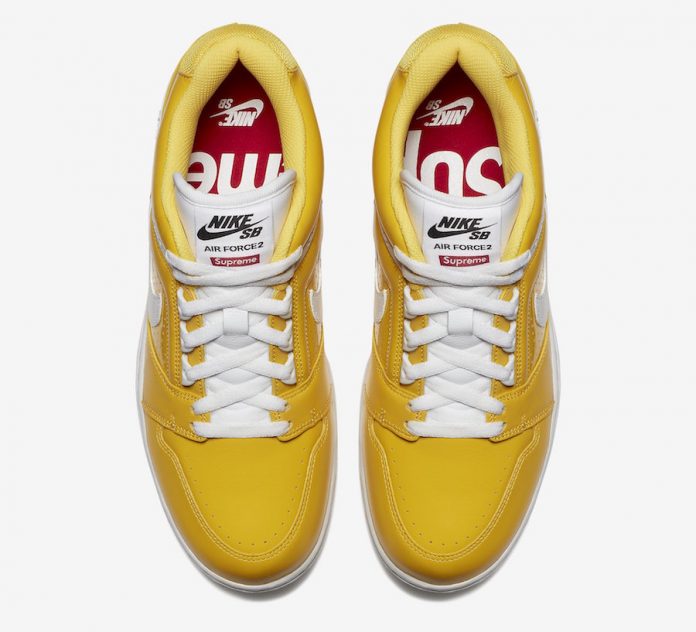 Supreme Nike SB Air Force 2 Online Release Date - Sneaker Bar Detroit