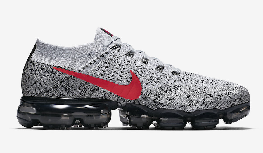 gray and red vapormax