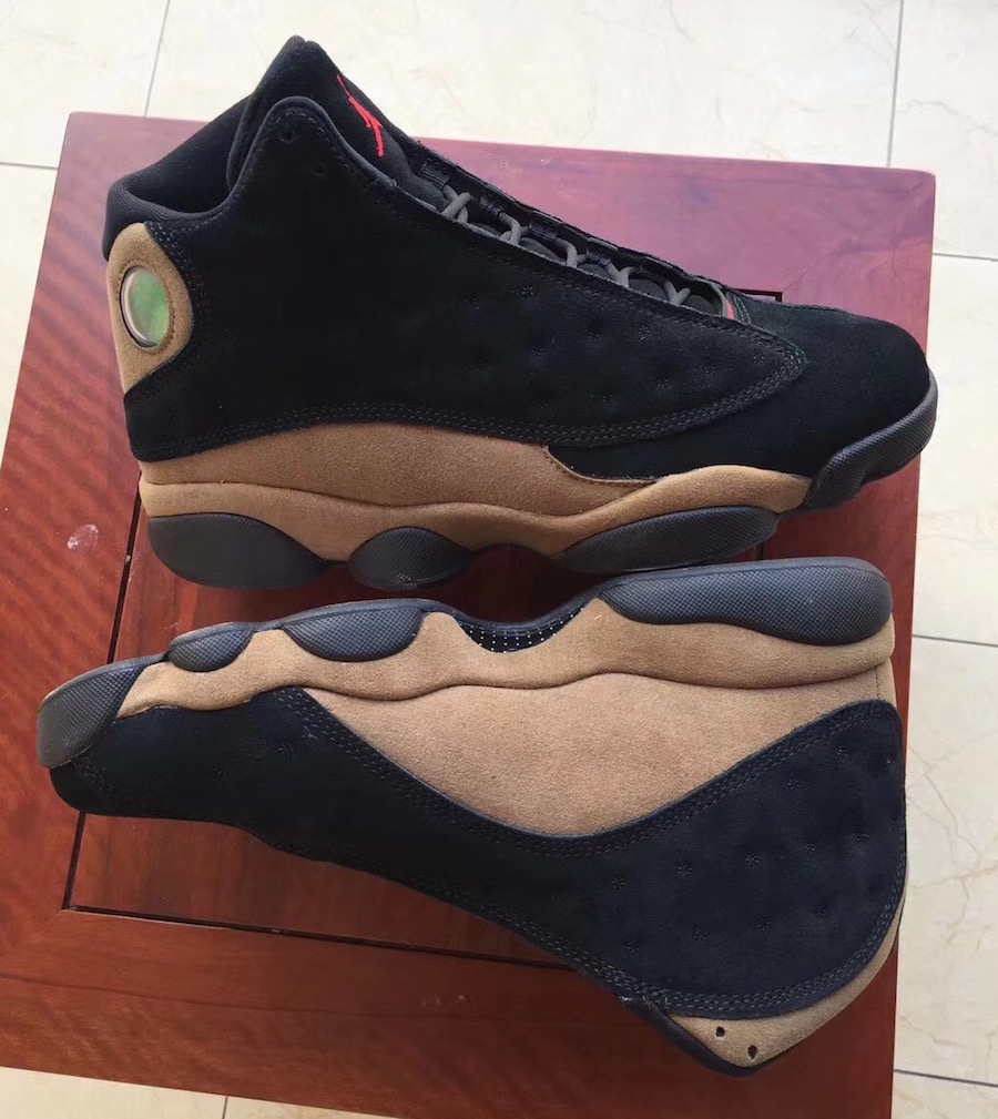 black and tan jordan 13