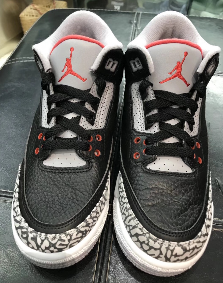 jordan 3 black cement retail