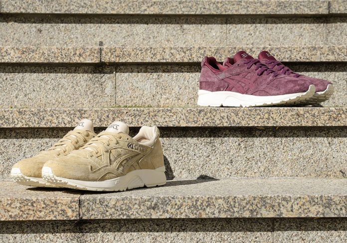 asics beige suede